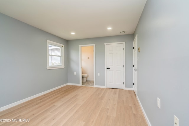 8 Phillips Rd, Brick, NJ 08724 - unfurnished bedroom with light wood-type flooring, recessed lighting, and connected bathroom