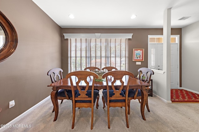 45 Marigold Ln, Little Egg Harbor, NJ 08087 - dining room with light colored carpet and recessed lighting