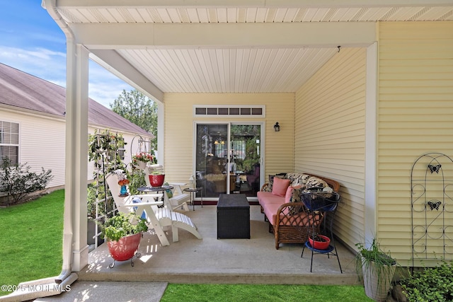 45 Marigold Ln, Little Egg Harbor, NJ 08087 - view of patio featuring an outdoor hangout area