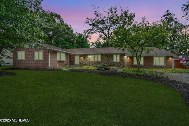 14 Copperfield Ct, Eatontown, NJ 07724 - ranch-style home with a lawn