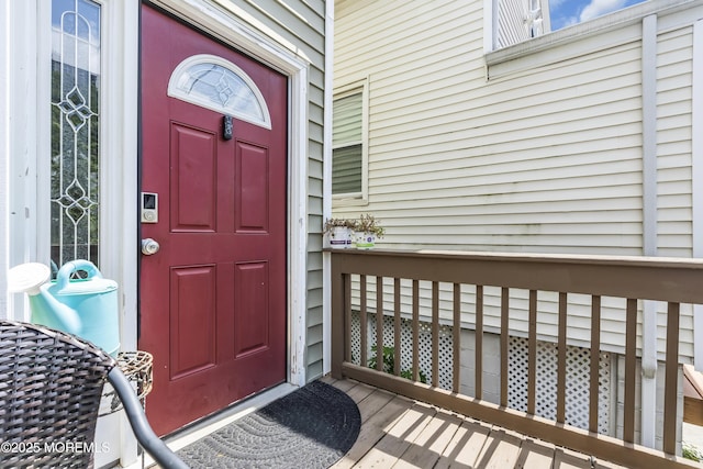 13 Locust St, Highlands, NJ 07732 - doorway to property with a porch