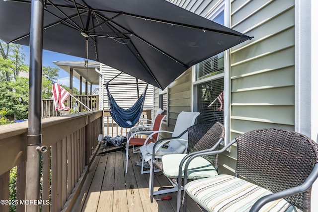 13 Locust St, Highlands, NJ 07732 - view of wooden terrace