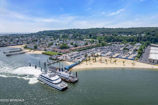 13 Locust St, Highlands, NJ 07732 - aerial view of a large body of water