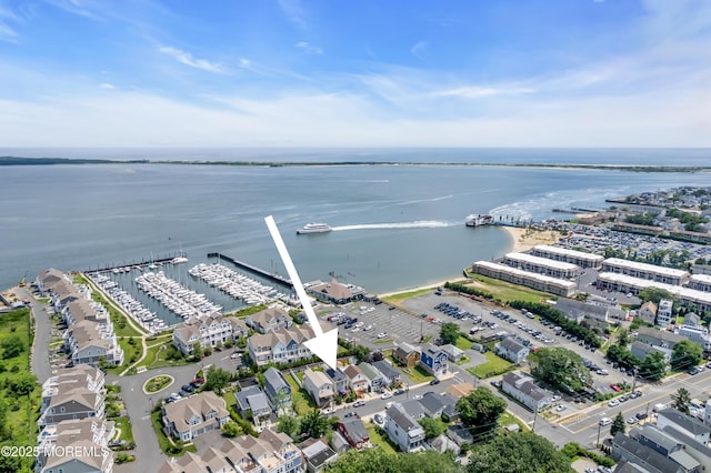 13 Locust St, Highlands, NJ 07732 - bird's eye view of a nearby body of water