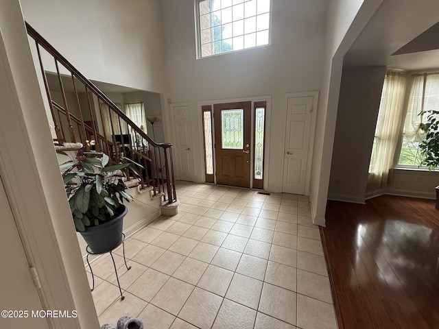 67 Erin Dr, Jackson, NJ 08527 - entrance foyer with stairway and a towering ceiling