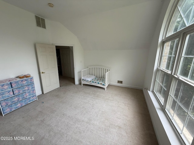 67 Erin Dr, Jackson, NJ 08527 - unfurnished bedroom with lofted ceiling, multiple windows, and carpet