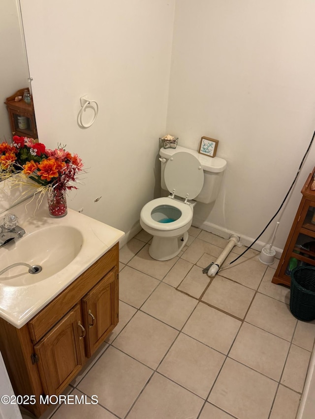 67 Erin Dr, Jackson, NJ 08527 - bathroom with vanity and tile patterned floors