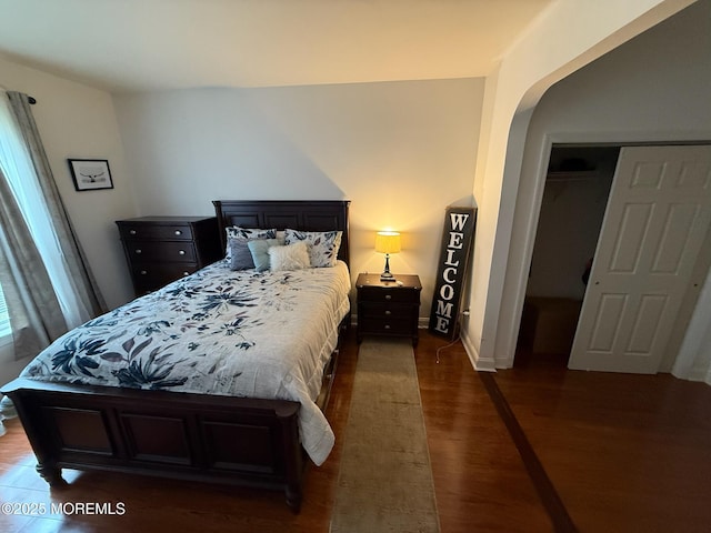 67 Erin Dr, Jackson, NJ 08527 - bedroom with dark wood finished floors and arched walkways