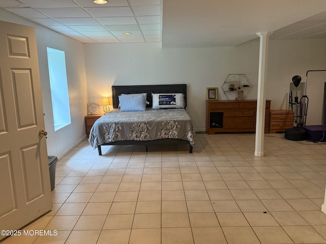 67 Erin Dr, Jackson, NJ 08527 - bedroom featuring a paneled ceiling and light tile patterned floors