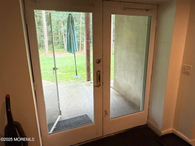 67 Erin Dr, Jackson, NJ 08527 - entryway with healthy amount of natural light and french doors