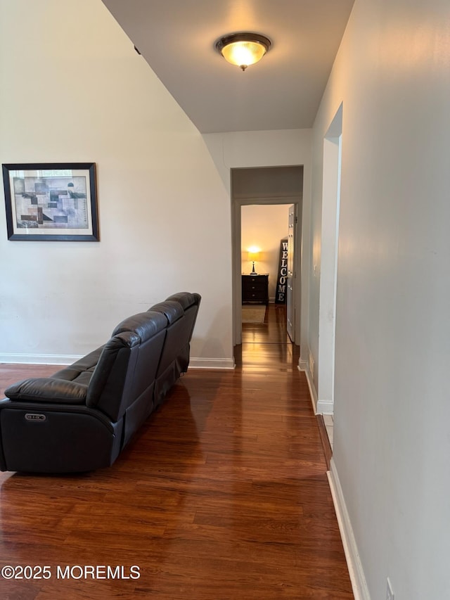 67 Erin Dr, Jackson, NJ 08527 - hall with dark wood finished floors and baseboards