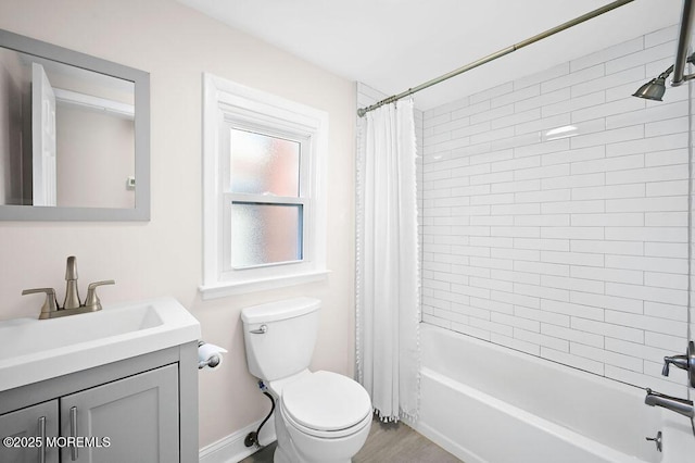 139 Seabreeze Ave, North Middletown, NJ 07748 - full bath featuring vanity and shower / bath combo with shower curtain