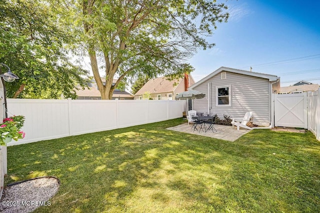 139 Seabreeze Ave, North Middletown, NJ 07748 - fenced backyard featuring a patio area and a gate