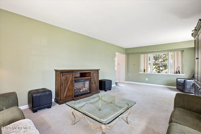 23 Clinton Dr, Manalapan, NJ 07726 - carpeted living area with baseboards