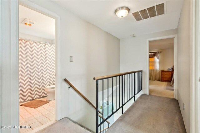 23 Clinton Dr, Manalapan, NJ 07726 - corridor featuring an upstairs landing, carpet floors, and plenty of natural light
