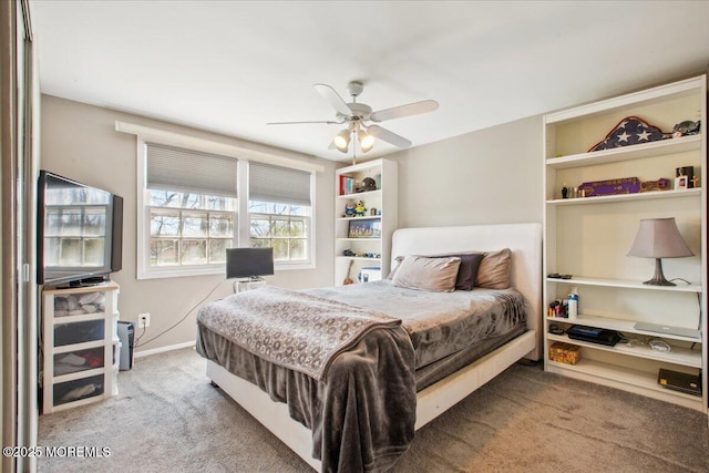 23 Clinton Dr, Manalapan, NJ 07726 - bedroom featuring carpet floors and a ceiling fan