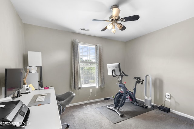 6 Kindling Way, Jackson, NJ 08527 - exercise room featuring ceiling fan and carpet flooring