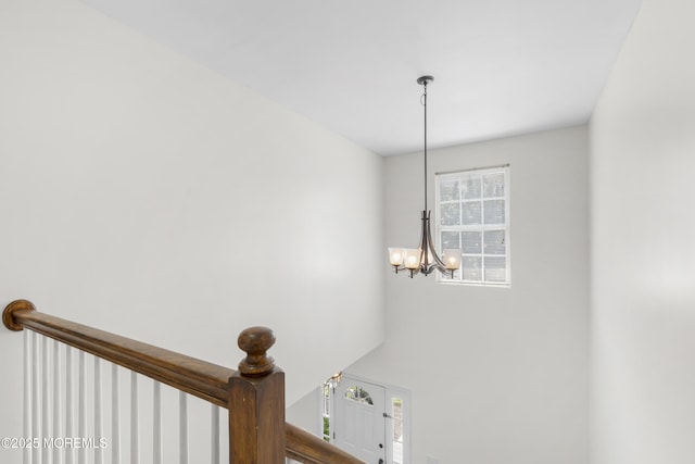 6 Kindling Way, Jackson, NJ 08527 - stairway with a chandelier and a towering ceiling