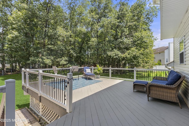 6 Kindling Way, Jackson, NJ 08527 - wooden terrace with a lawn