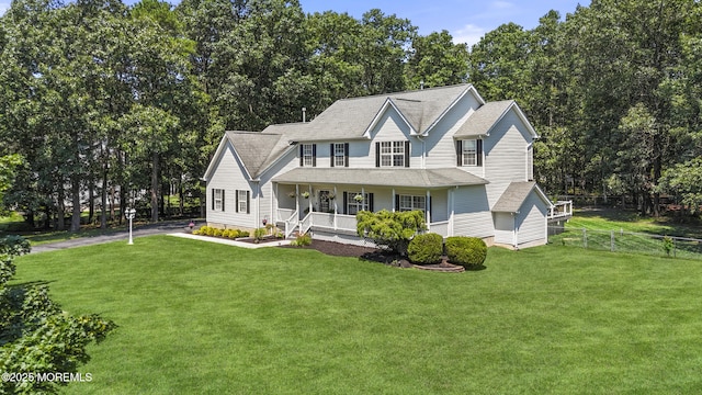 6 Kindling Way, Jackson, NJ 08527 - view of front facade featuring covered porch and view of scattered trees