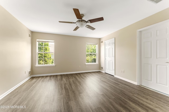 31 Strawberry Ln, Lakewood, NJ 08701 - unfurnished bedroom featuring dark wood-style floors and a ceiling fan