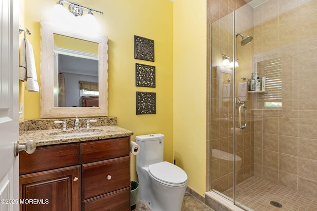 9 Withers Ln, Atlantic Highlands, NJ 07716 - bathroom featuring vanity and a stall shower