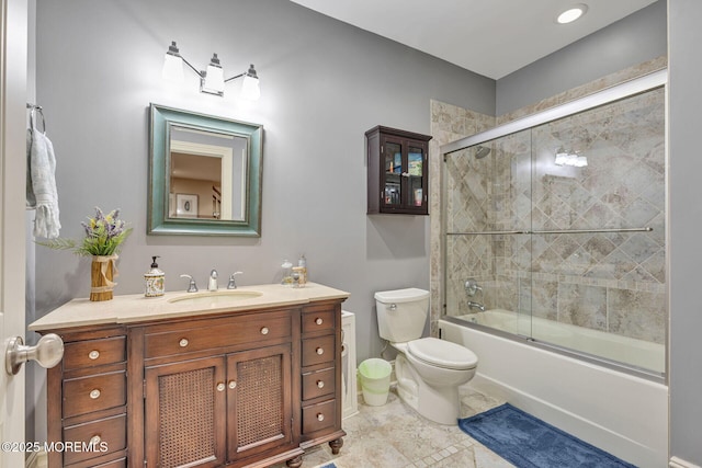 9 Withers Ln, Atlantic Highlands, NJ 07716 - full bathroom with vanity and bath / shower combo with glass door