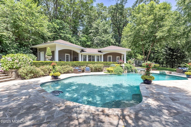 9 Withers Ln, Atlantic Highlands, NJ 07716 - swimming pool featuring a patio area
