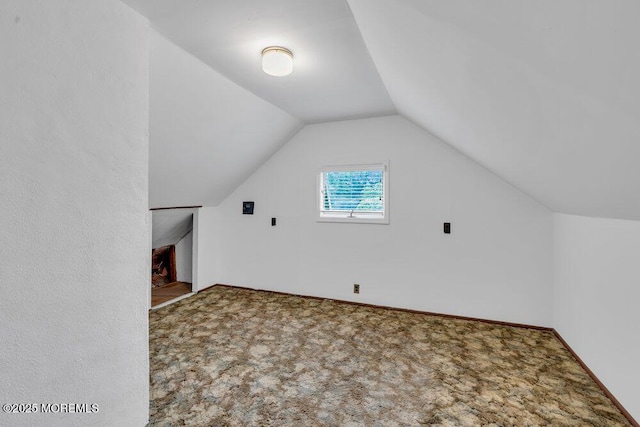 99 Roosevelt Cir E, Red Bank, NJ 07701 - bonus room featuring carpet and vaulted ceiling