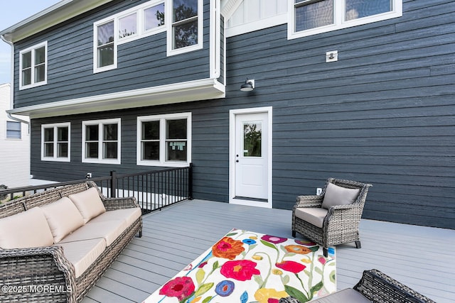 515 Atlantic Ave, Middletown, NJ 07748 - wooden terrace with an outdoor hangout area
