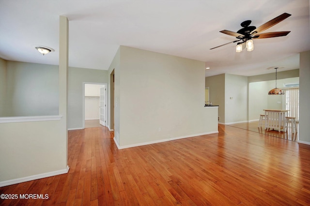 4 Nautic Way, Little Egg Harbor, NJ 08087 - unfurnished room with a ceiling fan and light wood-style flooring