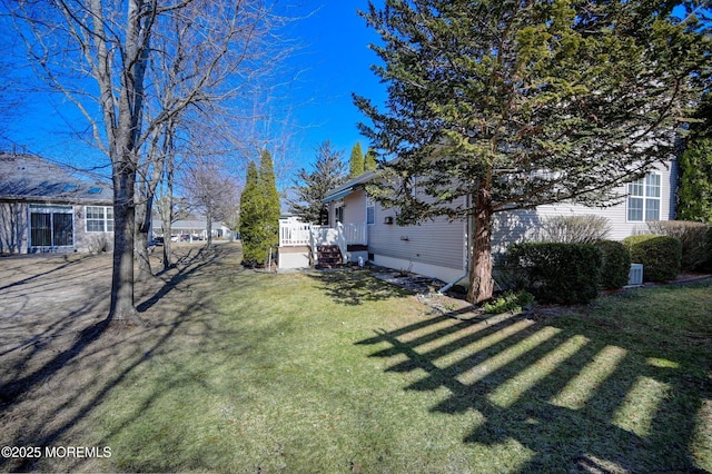 4 Nautic Way, Little Egg Harbor, NJ 08087 - view of green lawn featuring a deck