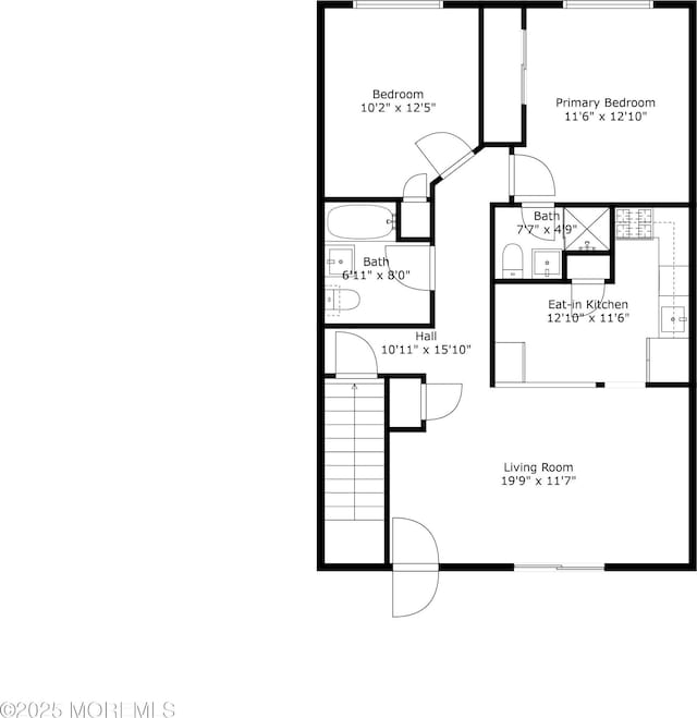 4511 Birchwood Ct, North Brunswick, NJ 08902 - view of room layout
