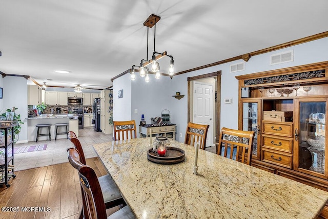 156 Magnolia Ln, Middletown, NJ 07748 - dining space featuring crown molding