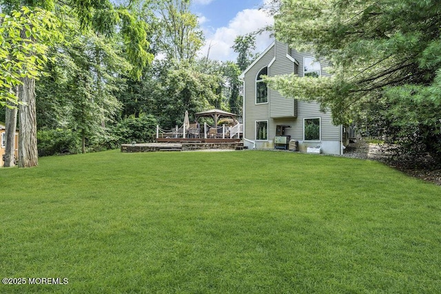 156 Magnolia Ln, Middletown, NJ 07748 - view of grassy yard featuring a gazebo