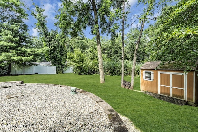 156 Magnolia Ln, Middletown, NJ 07748 - view of yard featuring a storage shed