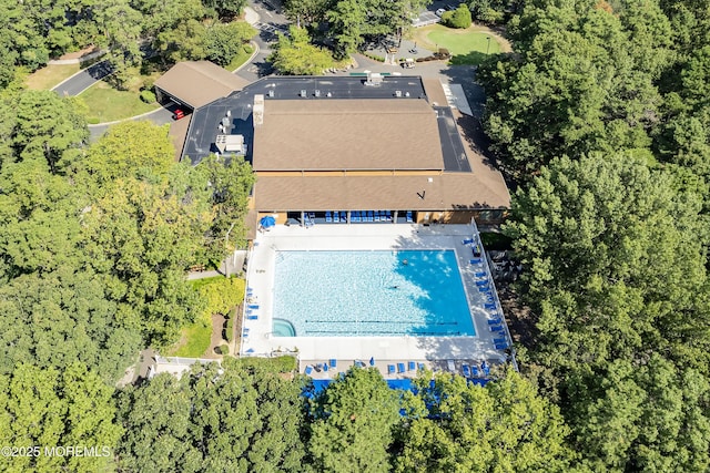 1714 Buttonwood Ave, Toms River, NJ 08755 - drone / aerial view of a pool area