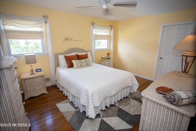 36 Cori St, Parlin, NJ 08859 - bedroom featuring multiple windows, wood finished floors, and ceiling fan