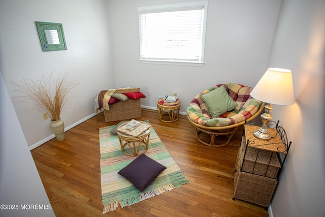 36 Cori St, Parlin, NJ 08859 - sitting room featuring wood finished floors and baseboards