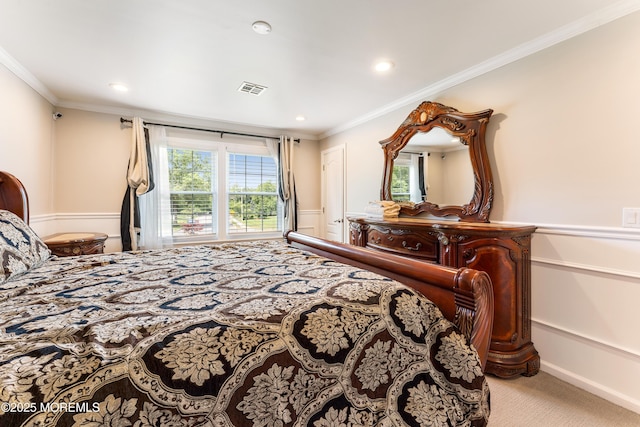 26 N Boston Rd, Jackson, NJ 08527 - carpeted bedroom featuring recessed lighting and crown molding