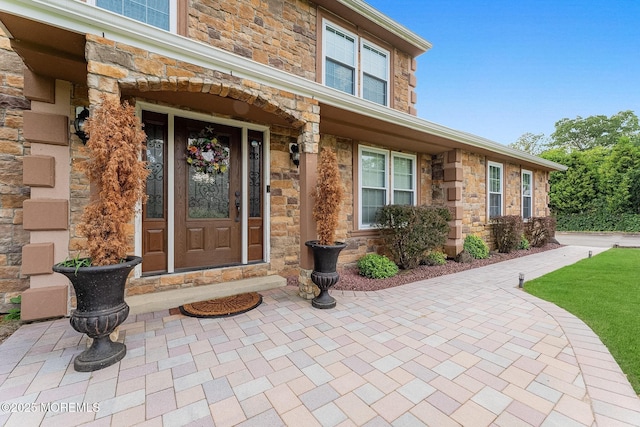 26 N Boston Rd, Jackson, NJ 08527 - entrance to property with stone siding