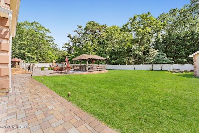 26 N Boston Rd, Jackson, NJ 08527 - fenced backyard featuring a gazebo and a patio