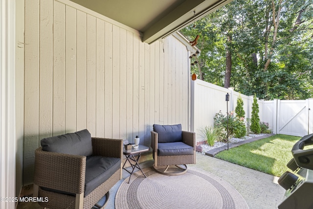 48 Carmel Ct, Old Bridge, NJ 08857 - fenced backyard featuring a patio and a gate