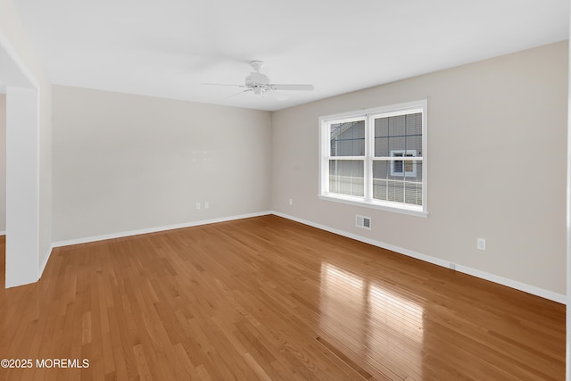 305 11th Ave, Spring Lake Heights, NJ 07762 - unfurnished room with light wood finished floors and ceiling fan