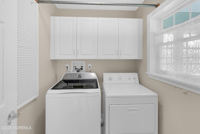 305 11th Ave, Spring Lake Heights, NJ 07762 - laundry room featuring washer and dryer and cabinet space
