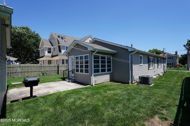 305 11th Ave, Spring Lake Heights, NJ 07762 - back of property with a patio area and entry steps