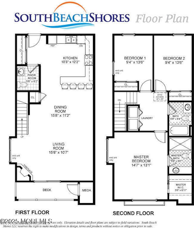 26 9th Ave Unit 105, Ortley Beach, NJ 08751 - view of property floor plan