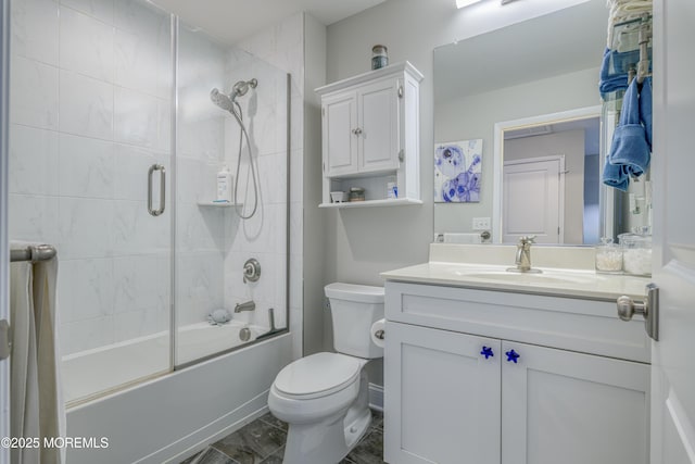26 9th Ave Unit 105, Ortley Beach, NJ 08751 - bathroom featuring vanity and shower / bath combination with glass door