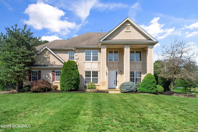 2 Muirwood Ct, Jackson, NJ 08527 - view of front facade with a front lawn and stucco siding