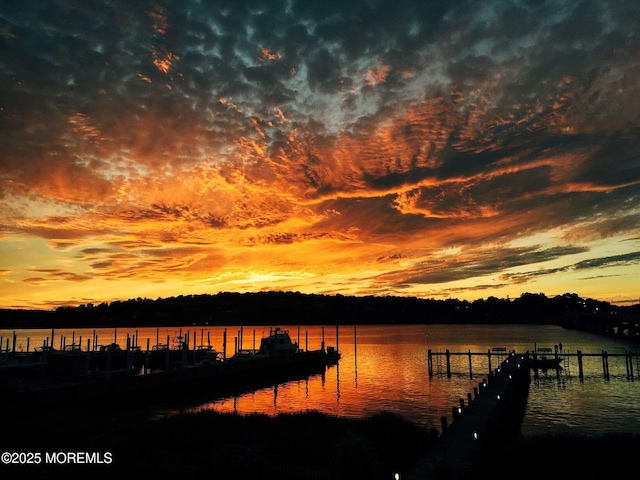 18 Holly St, Rumson, NJ 07760 - water view with a boat dock